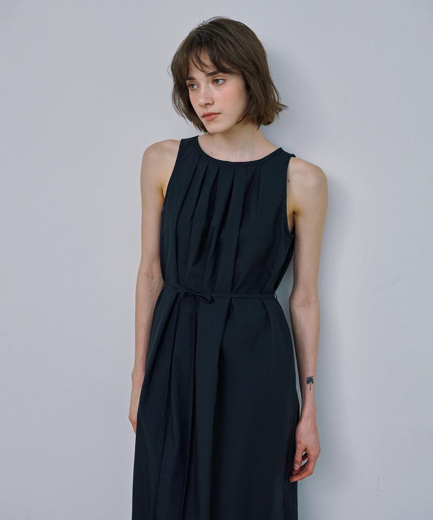 Marot Back Slit String Dress