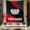 Custom Text Tapestry Bayer Leverkusen Football Print Wall Tapestry Indoor Living Room Wall Decor
