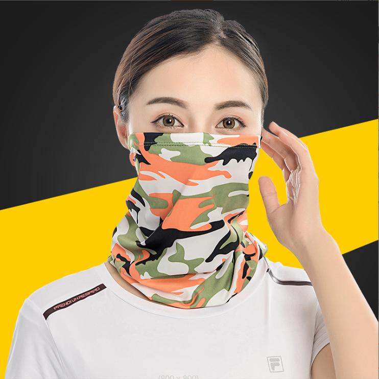 Summer UV Protection Cooling Neck Gaiter Face Clothing Neck Gaiter Mask Scarf Sunscreen Breathable Bandana