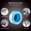 Набор из 20 рулонов ФУМ-ленты (PTFE) с резьбой 1/4M, безопасной для воды и газа, для сантехнических и инженерных работ, вакуумная уплотнительная лента.