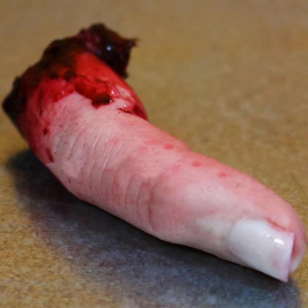 Bloody Effect Bloody Finger Prop Realistic Design Horror Decor Severed Finger Prop Halloween