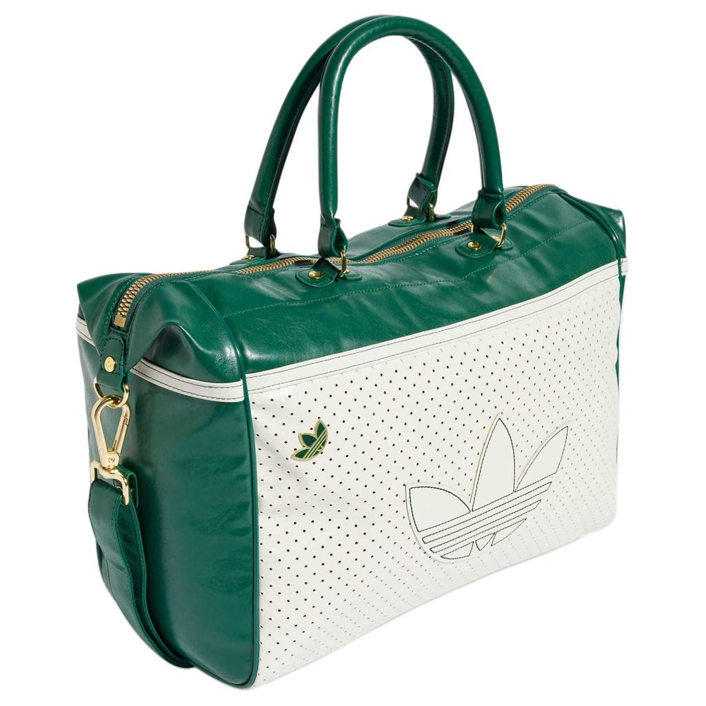 Adidas Полиуретановая сумка для боулинга, сумка через плечо, сумка кросс-боди, дамская сумка, унисекс, экрю и преппи-зеленый, Adidas JC5689