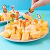8/10/24PCS Mini Fruit Forks For Children Toothpick Lunch Party Pick Dessert Fork Snack Decoration Bento Decorating