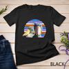 Shoebill Stork Vintage Sunset Large Bird Lovers Premium Unisex T-shirt