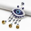 Retro Devil Eyes Car Hanging Decoration Turkish Blue Eyes Wind Chimes Evil Eye Protection Ornament Pendant Wall Hanging Decor