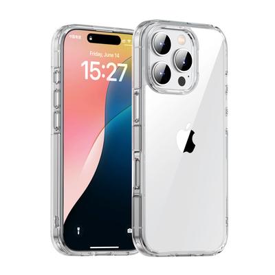 Подходит для чехла Apple 16, Прозрачный защитный чехол для iPhone 16 Pro, Противоударный 16 Pro Max толщиной 2.0
