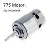 775 DC Motor 21V 19000RPM Universal Motor Replaces Part for Angle Grinder / Air Blower, 21V Universal Replaces Motor