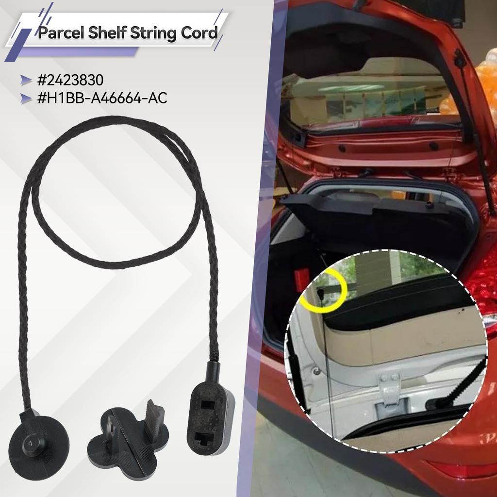 Parcel Luggage Shelf Load Cover String Trunk Cord Straps FOR Ford Fiesta 2017-2023 2423830 BOTH SIDE H1BB-A46664-AC Accessories