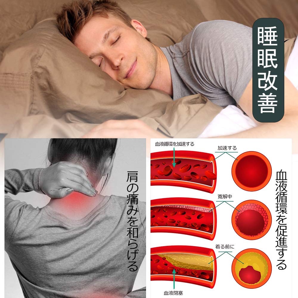 Pure Titanium Germanium Necklace Necklace Magnetic Static Elimination Health Hematite Jewelry [N+NITROLUBE] Women's Men's Anti-Static (Silver, 55.0)