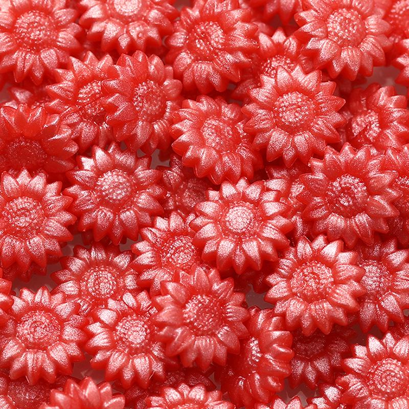 Huidisi Перламутровые Гранулы Сургуча Смешанных Цветов Подсолнух для Штампов