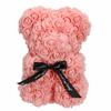 Romantic Valentine's DayCreative Eternal Flower Rose Bear Christmas Gift Rose Bear Hug Bear Wedding Flower Decoration Gift LS