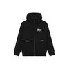 Logo Print Knitted Hooded Jacket Men Jackets Black F11M229501FBK