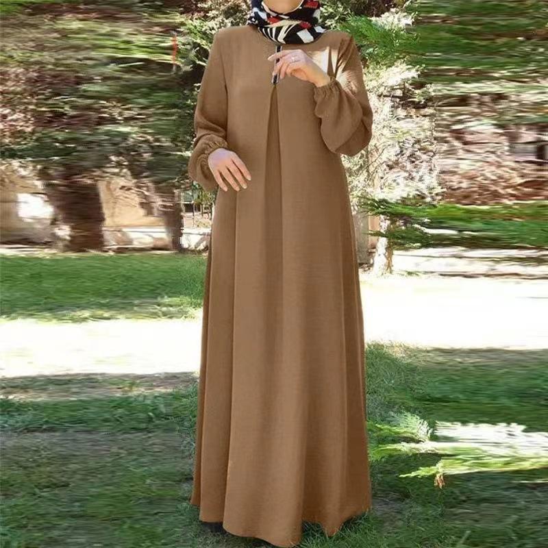 Womens Abaya Dubai Muslim Dress Kaftan Jilbab Dubai Party Islamic Formal Long Robe