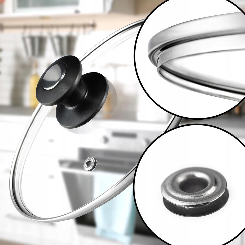 KADAX Стеклянная крышка Крышка для кастрюли сковороды