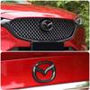 LGIY9 Значок на переднюю решетку автомобиля, эмблема на багажник для Mazda 3 Axela Atenza 17-20, наклейки на кузов, аксессуары из углеродного волокна, передние, задние
