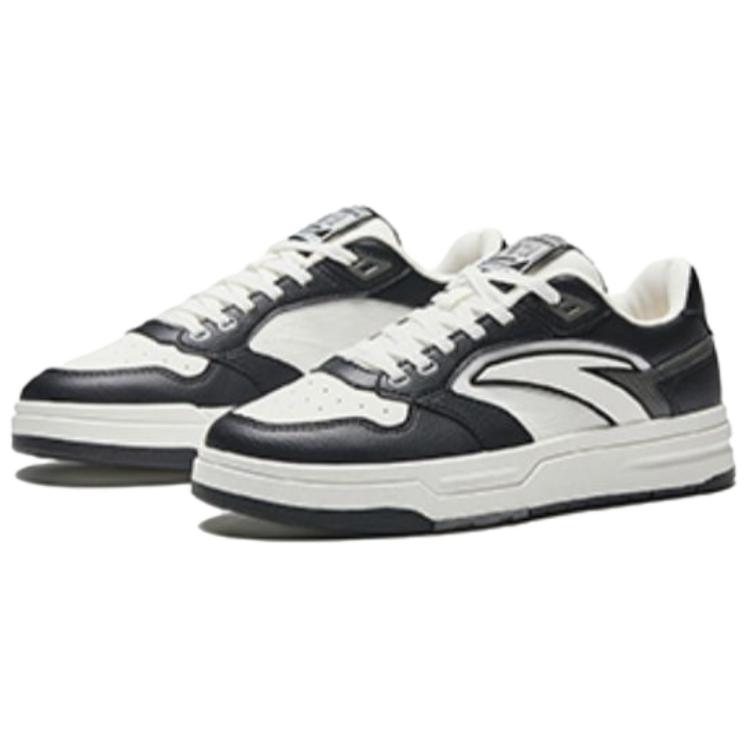 Anta Street Fun Lite Классический цветной блок Модные Нескользящие Износостойкие Низкие Кеды для скейтборда Женские кеды для скейтборда Черный Белый 122538051-7