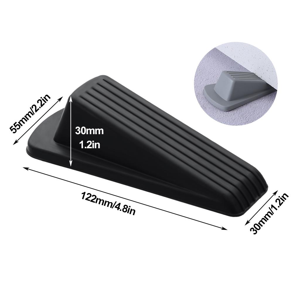 Бесшумная Мебель Защита Дома Дверные Стопоры Предотвращают Закрытие Снаружи Напольный Резиновый Дверной Стопор Клин