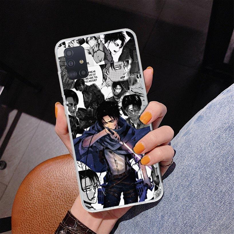 Attack Anime Phone Case For Samsung Galaxy A52 A32 A22 A12 A51 A31 A50S A30S A20S A10S Note 20 Ultra 10 Plus S10 A72 A71 Galaxy
