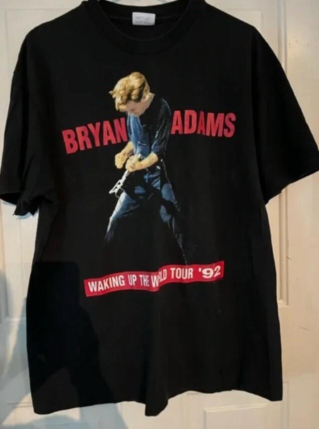 Remake 1992 Bryan Adams Concert T-Shirt unisex cotton shirt TE6207
