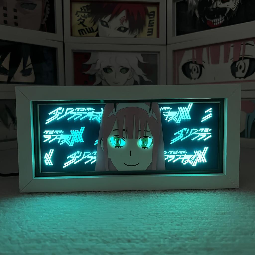 Attack Titan MDF Wood Frame LED Night Light Anime Paper Cut Lightbox for Bedroom Decoration Drop Shipping 5V Input Voltage