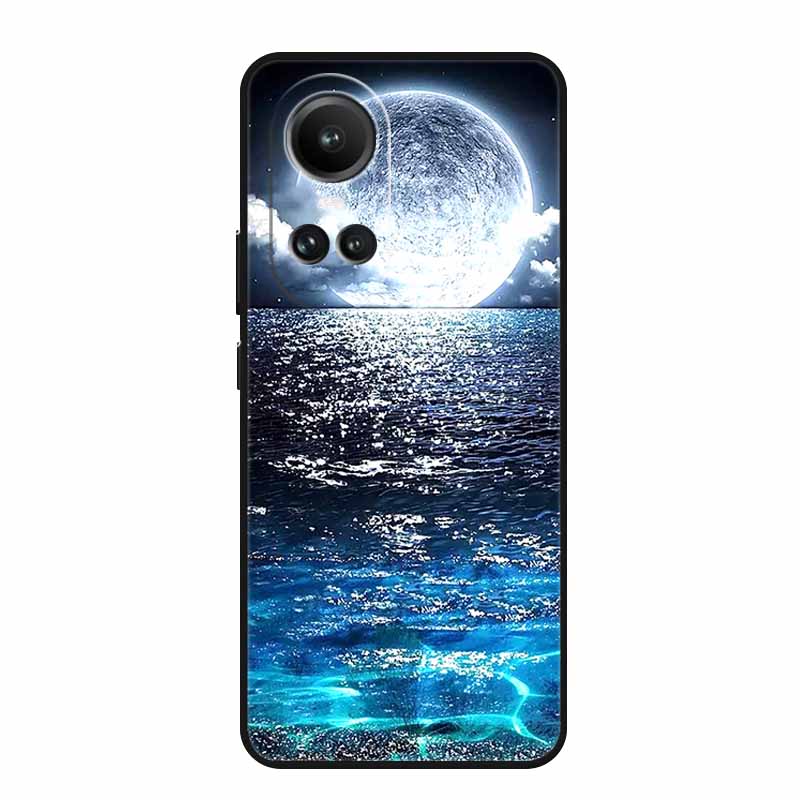 For Oppo Reno10 Pro Case Animals TPU Soft Silicone Back Cover for Oppo Reno 10 Pro 5G CPH2525 CPH2531 Protective New Phone Funda