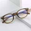 90 Round Frame Anti-Blue Light Glasses Frame Square Frame Flat Mirror, Literary And Retro Frame Full Frame Frame Frame