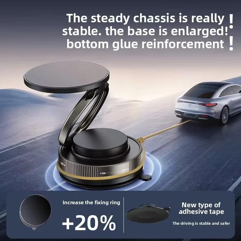 Вакуумный магнитный держатель для телефона, подставка, для Magsafe, присоска, крепление для телефона, регулируемый поворотный замок, для вашего автомобиля/спортзала/зеркала