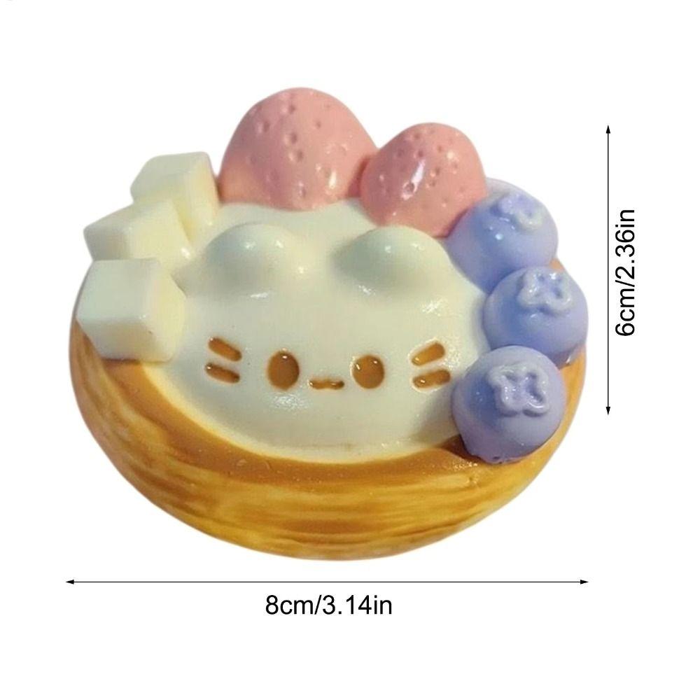 Fingertip Egg Tart Squishy Pinching Slow Rebound Toy Kids Adults Sensory Fidget Ball For Students