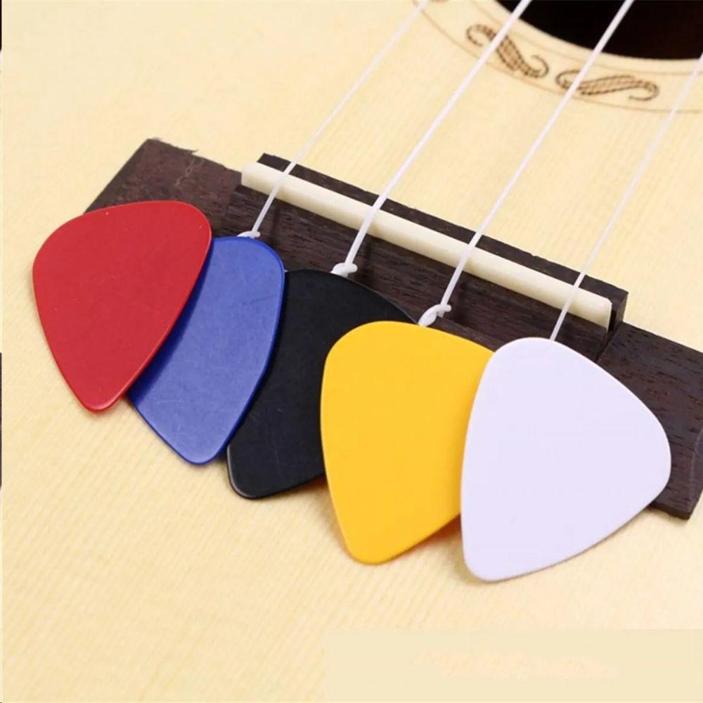 20pcs Random Color Guitar Picks Celluloid Droplet Shaped Guitar Pick  Acoustic Electric Guitar