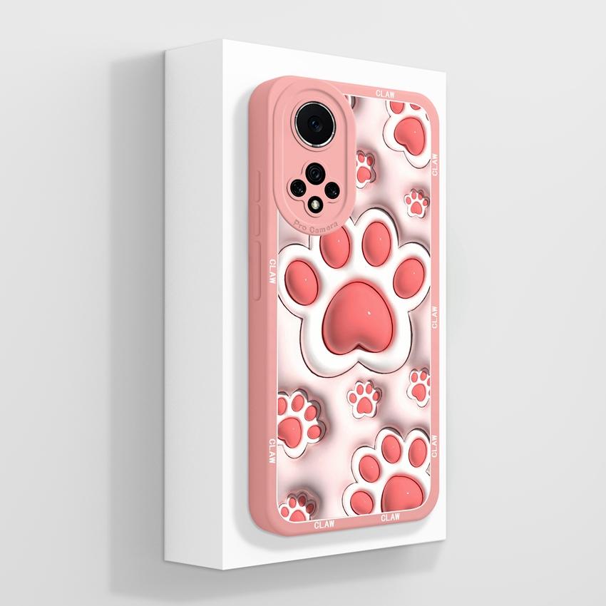 Для Huawei Nova 9 10 11 Pro Y60 Y72 Чехол для телефона Красивые акварельные цветочные узоры Жидкий силикон Защита от падений Премиальная защитная крышка Для Huawei Case