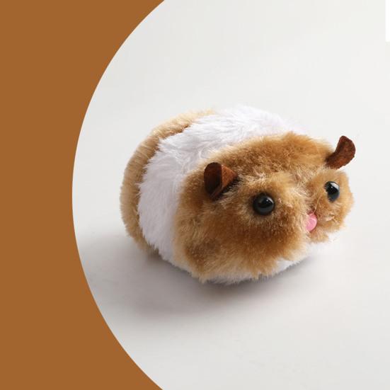 Кошки Дергающаяся мышь Интерактивная игрушка для кошек Подвижная вибрирующая мышь Пушистая плюшевая игрушка-мышь для кошек Котят Домашних животных Развлечение для домашних упражнений