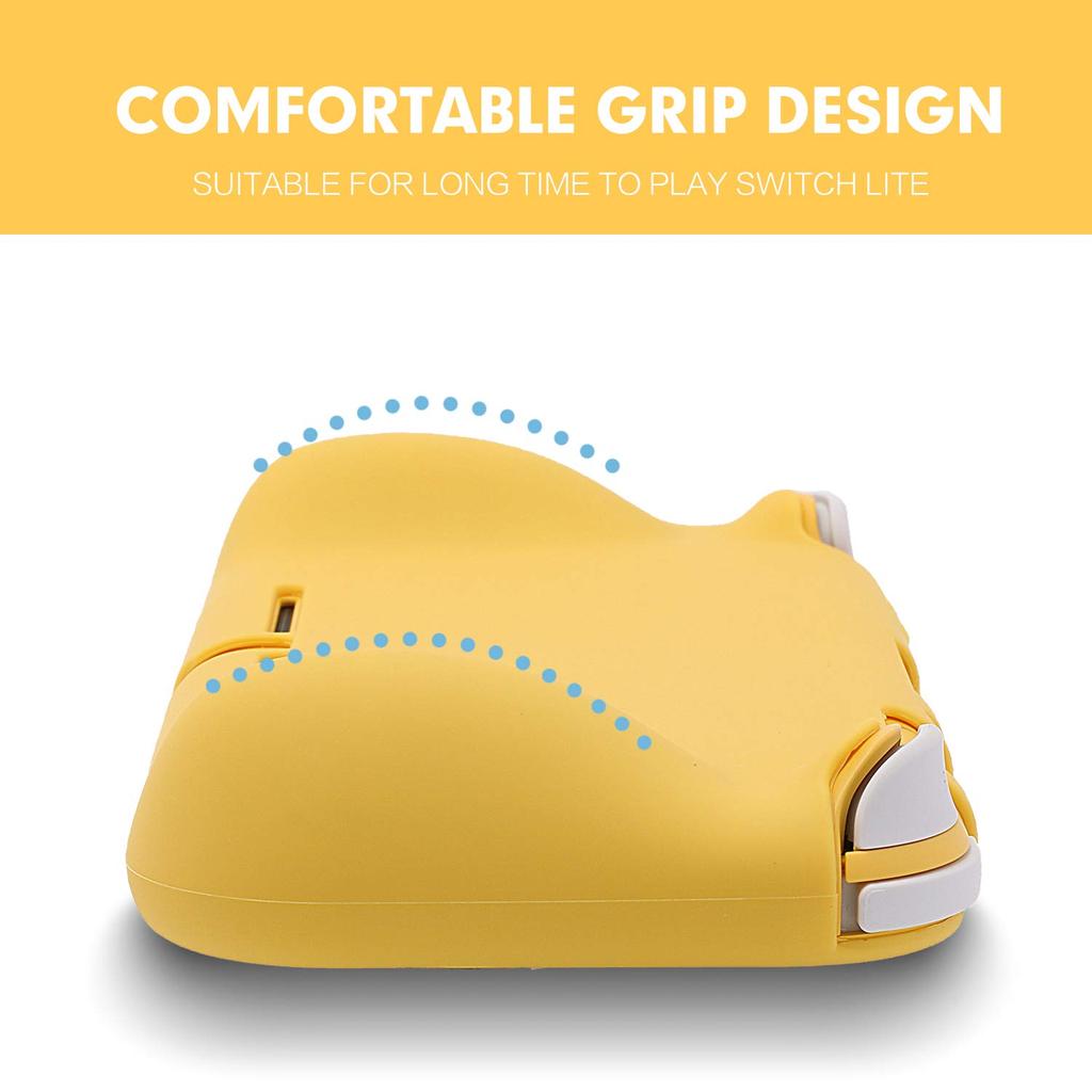 Grip case for Nintendo Switch Lite Silicone case for Nintendo Switch Lite Yellow