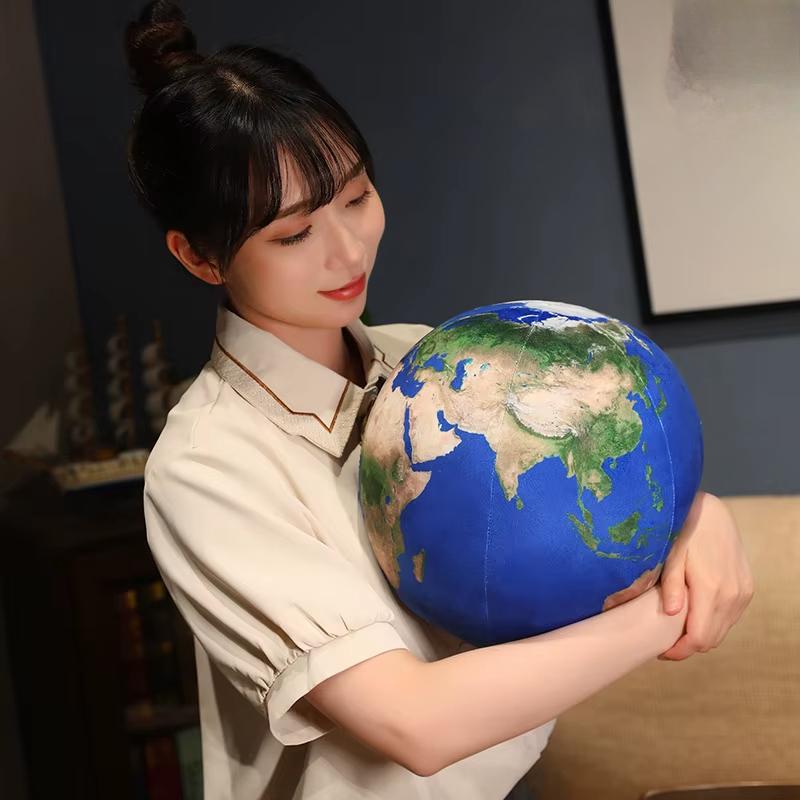 Имитация Земли, Солнца, Марса, плюшевая игрушка, плюшевые планеты в Солнечной системе, мягкая кукла, подушка, детские игрушки, подарки на день рождения, декор