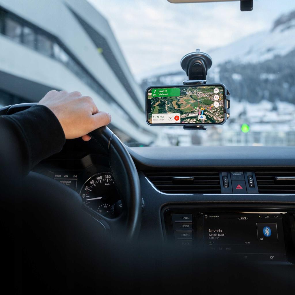 Sc Car Holder Sc17 Universal Dash/Windshield Black