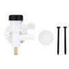 RV Toilet Water Valve Assembly 385314349 Replacement for Sealand EcoVac Vacuflush Pedal Flush Toilet