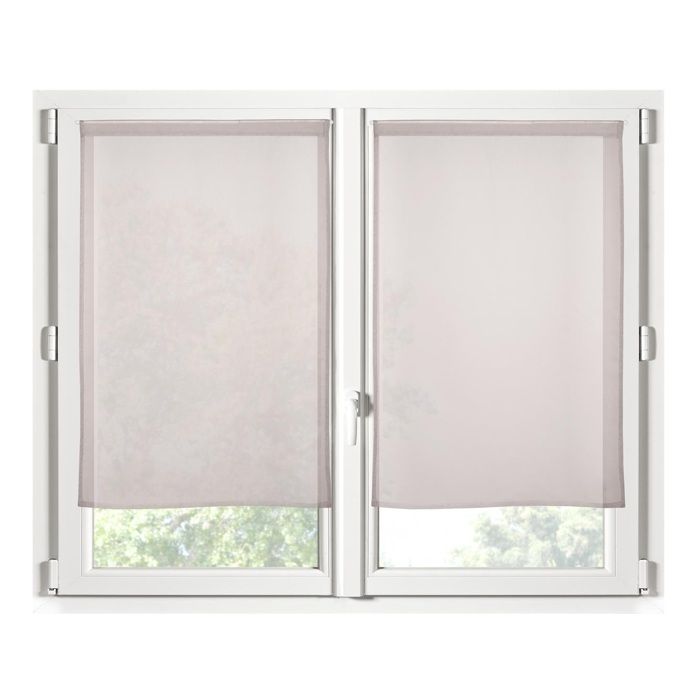 Paire de Rideaux Voile 60 x 160 cm Brise bise lin