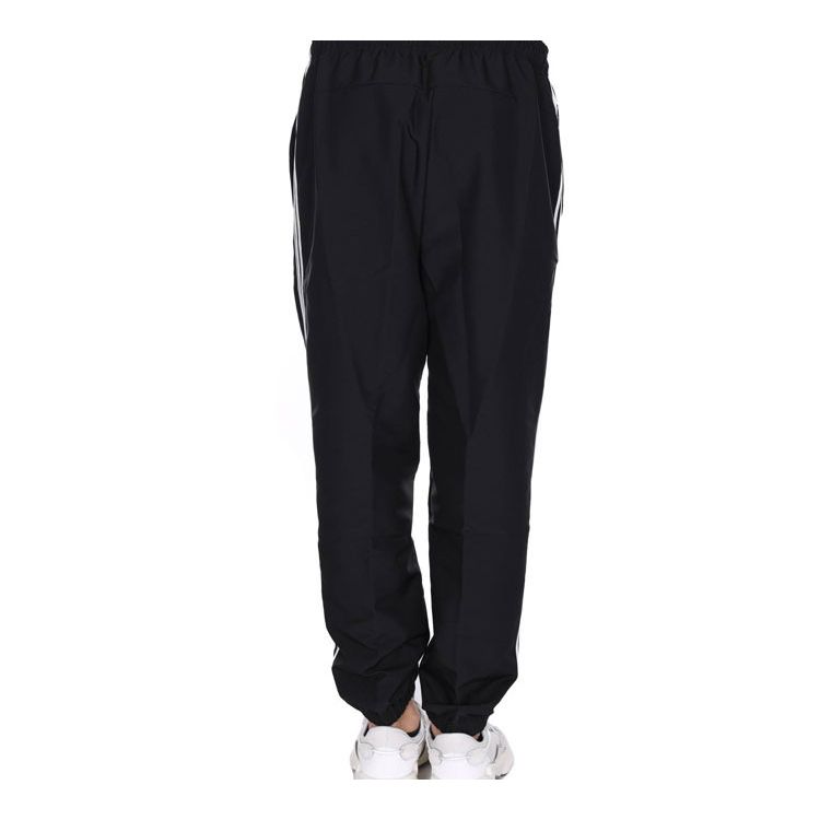 Adidas Мужские брюки-джоггеры с маленьким логотипом и тремя полосками, черные DQ3100