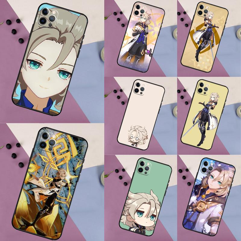 Smug Albedo Genshin Impact For Huawei Nova 11 Pro 9 10 SE Y70 Y60 Y90 Y61 Y91 Y73 Y72 12s 12i 11i 8i P30 P40 Lite Case