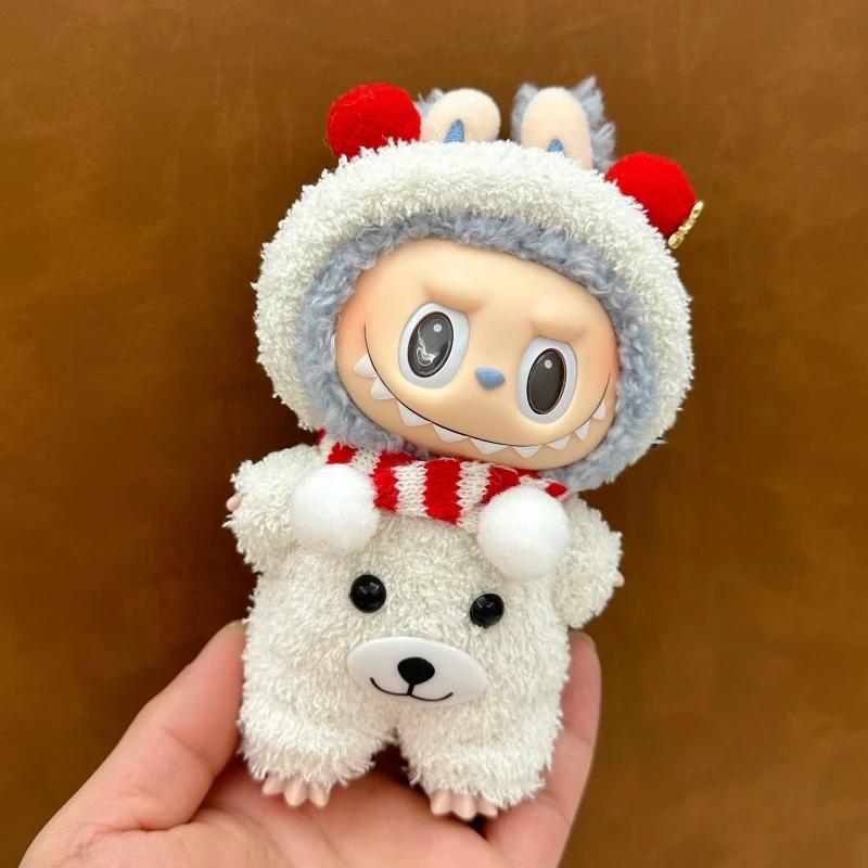 17см аксессуары для куклы Лабубу Одежда, подходящая для V1 V2 V3labubu, модная, с характером, милая игрушка, подарок на день рождения