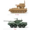 1/72 Военный Армейский Танк Самоходная Артиллерийская Установка Противотанковая Ракета Боевая Машина Пехоты Грузовик Сборка 4D Модель Пазл Игрушки