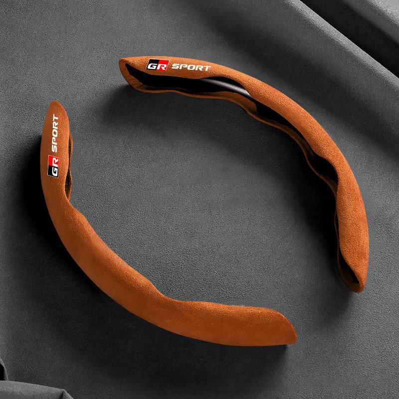 Car Steering Wheel Booster Cover Non-Slip Auto Interior Steer Protector For Toyota GR Sport Gazoo Racing RAV4 Mirai Copen Hilux