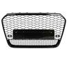 Front Sport Hex Mesh Honeycomb Hood Grill Black for A6S6 C7 12?14