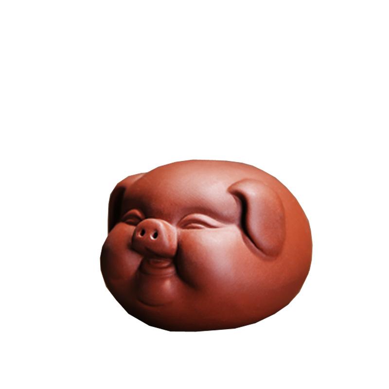 Фиолетовый песок чайный питомец украшение бутик чай можно выращивать и играть с чайное искусство мини свинка удачливая свинка Сяофу чай