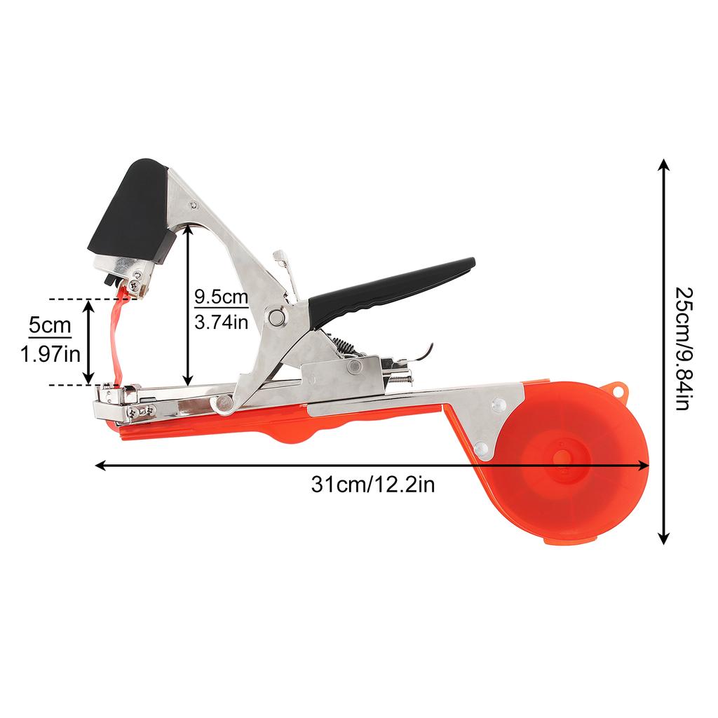 Модернизированная легкая машина для обвязывания растений томатной лентой для садовых овощей, винограда, огурцов, перца с ленточным штапельным инструментом для фруктового шпагата