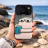 Cartoon K-Ketnipz Cute Painting Phone Case For iPhone17 16 15 14 13 12 Pro Max Grey Black Matte Laser Metallic Aurora Funda