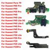 Порт зарядки для Huawei Pura 70 P60 P50 P40 Pro Plus P30 P20 Lite 5G, плата зарядки, USB-разъем, печатная плата, док-станция, шлейф, запчасти