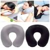 1 шт. Короткая плюшевая подушка U-образной формы для шеи, надувная подушка с эффектом памяти, ПВХ-основа, снимающая усталость