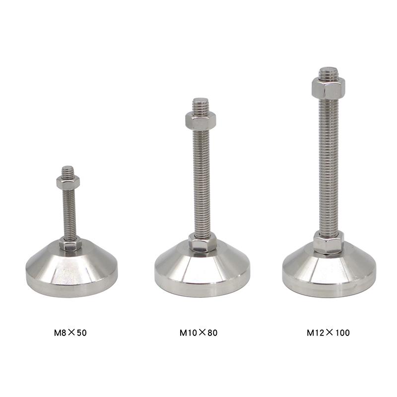 china supplier odm ss304 rohs 7616 60P m12 *50/80/100/120mm fixed level feet for cabinets m6 m8 m10 m12 m16