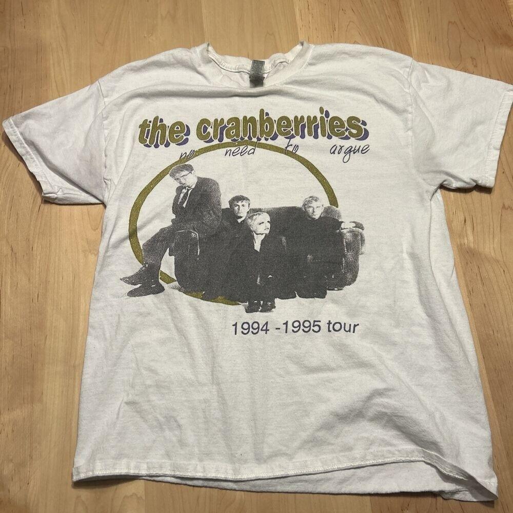 The Cranberries 1994 Футболка унисекс с коротким рукавом Белая Повторный выпуск S-5XL KH12855 Футболка унисекс