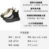 Cigarette Boots Women's New Soft Leather Platform Short Boots In Autumn and Winter